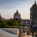 MEX PUE PueblaDeZaragoza 2019APR01 CatedralDePuebla 001  Construction began on the   Catedral de Puebla   ( Puebla Cathedral or its full title of the Cathedral of Our Lady of the Immaculate Conception ) in 1575 and was finally completed then consecrated on April 18, 1649. : - DATE, - PLACES, - TRIPS, 10's, 2019, 2019 - Taco's & Toucan's, Americas, April, Catedral de Puebla, Central, Day, Mexico, Monday, Month, North America, Puebla, Puebla de Zaragoza, Year